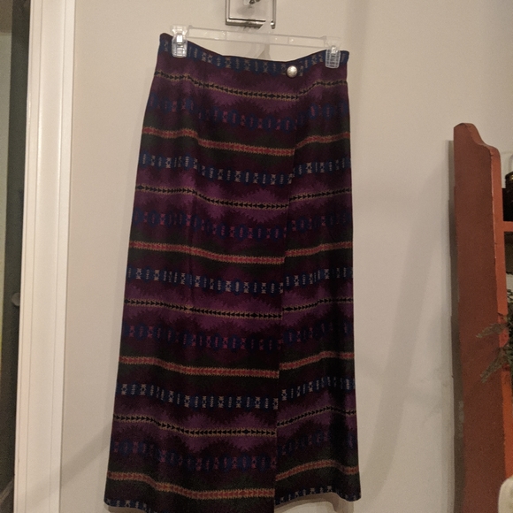 VINTAGE PENDLETON FLANNEL SKIRT SIZE 12 - Picture 5 of 5